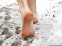 Feet - Alyona A - 2012-06-21 Cheerful barefoot girl