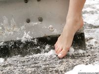 Feet - Alyona A - 2012-06-21 Cheerful barefoot girl