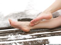 Feet - Alyona A - 2012-06-21 Cheerful barefoot girl