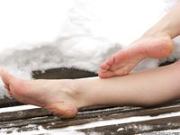 Feet - Alyona A - 2012-06-21 Cheerful barefoot girl