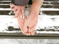 Feet - Alyona A - 2012-06-21 Cheerful barefoot girl