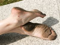 Feet - Alyona B - 2012-08-07 The first barefoot experience