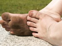 Feet - Alyona B - 2012-08-07 The first barefoot experience