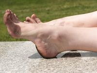 Feet - Alyona B - 2012-08-07 The first barefoot experience