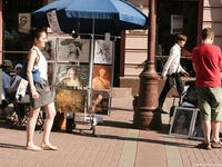 Feet - Anna A - 2011-01-02 Public barefoot walk