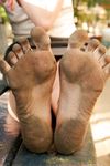 Feet - Anna A - 2011-01-02 Public barefoot walk