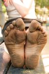 Feet - Anna A - 2011-01-02 Public barefoot walk