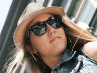 Feet - Anna F - 2012-10-06 High-arched beauty in hat