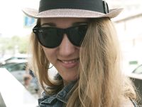 Feet - Anna F - 2012-10-06 High-arched beauty in hat