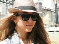 Feet - Anna F - 2012-10-06 High-arched beauty in hat