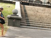 Feet - Anna F - 2012-10-06 High-arched beauty in hat