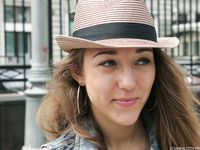 Feet - Anna F - 2012-10-06 High-arched beauty in hat