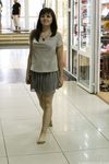 Feet - Anna G - 2012-11-11 Barefoot girl in a short skirt