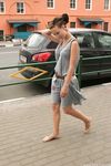 Feet - Anna H - 2013-04-12 Barefoot in a city streets