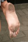 Feet - Anna H - 2013-04-12 Barefoot in a city streets