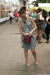 Feet - Anna H - 2013-04-12 Barefoot in a city streets