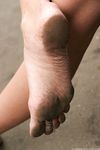 Feet - Anna H - 2013-04-12 Barefoot in a city streets