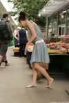 Feet - Anna H - 2013-04-12 Barefoot in a city streets