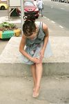 Feet - Anna H - 2013-04-12 Barefoot in a city streets