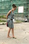 Feet - Anna H - 2013-04-12 Barefoot in a city streets
