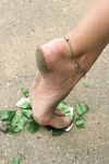 Feet - Anna H - 2013-04-12 Barefoot in a city streets