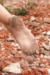 Feet - Anna H - 2013-04-12 Barefoot in a city streets