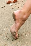 Feet - Anna H - 2013-04-12 Barefoot in a city streets