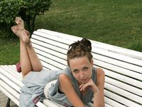 Feet - Anna H - 2013-04-12 Barefoot in a city streets