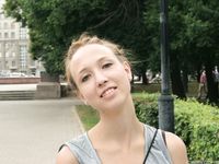 Feet - Anna H - 2013-04-12 Barefoot in a city streets