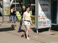 Feet - Anna I - 2013-06-22 Flexible feet and dirty soles