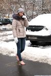 Feet - Anna J - 2016-02-13 In a winter street