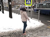 Feet - Anna J - 2016-02-13 In a winter street