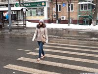 Feet - Anna J - 2016-02-13 In a winter street