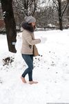 Feet - Anna J - 2016-02-13 In a winter street