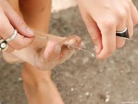 Feet - Anya - 2010-05-31 Sexy dusty soles