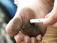 Feet - Anya - 2011-03-11 Anya's barefoot walk