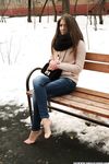 Feet - Arina A - 2017-10-24 A chilly winter day