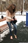 Feet - Arina A - 2017-10-24 A chilly winter day