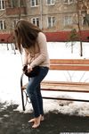 Feet - Arina A - 2017-10-24 A chilly winter day