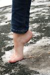 Feet - Arina A - 2017-10-24 A chilly winter day