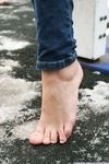 Feet - Arina A - 2017-10-24 A chilly winter day