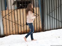 Feet - Arina A - 2017-10-24 A chilly winter day