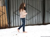 Feet - Arina A - 2017-10-24 A chilly winter day