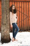 Feet - Arina A - 2017-10-24 A chilly winter day