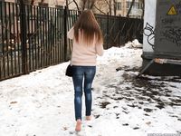 Feet - Arina A - 2017-10-24 A chilly winter day