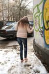 Feet - Arina A - 2017-10-24 A chilly winter day