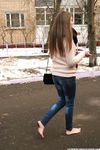 Feet - Arina A - 2017-10-24 A chilly winter day