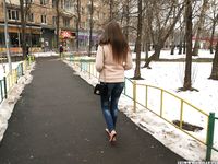 Feet - Arina A - 2017-10-24 A chilly winter day
