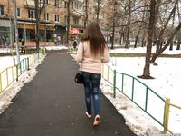 Feet - Arina A - 2017-10-24 A chilly winter day