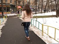 Feet - Arina A - 2017-10-24 A chilly winter day